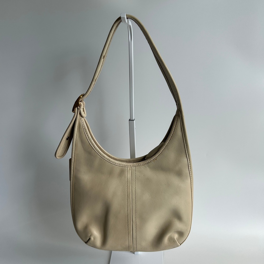 Coach Ergo Ivory Glovetanned Leather Shoulder Bag C2265
